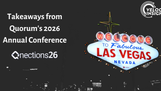 Takeaways from Quorum Qnections 2026 conference in Las Vegas with iconic Welcome to Las Vegas sign